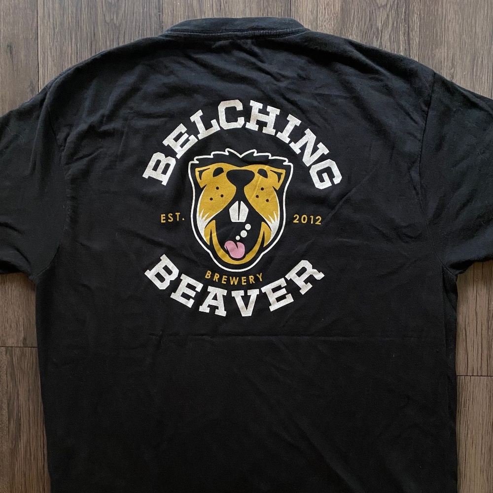 Belching Beaver Brewing Co Logo T Shirt